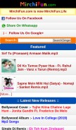 How mirchifun.life looks like on a mobile device such as an iPhone.
