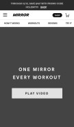 How mirror.co looks like on a mobile device such as an iPhone.