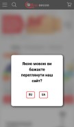 How mirvesov.com looks like on a mobile device such as an iPhone.