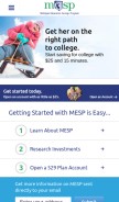 How misaves.com looks like on a mobile device such as an iPhone.