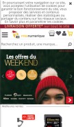 How missnumerique.com looks like on a mobile device such as an iPhone.