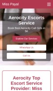 How misspayal.com looks like on a mobile device such as an iPhone.