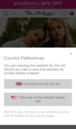 How missselfridge.com looks like on a mobile device such as an iPhone.