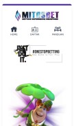 How mitosjoker123.com looks like on a mobile device such as an iPhone.