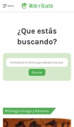 How mitosyrelatos.com looks like on a mobile device such as an iPhone.