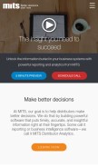 How mits.com looks like on a mobile device such as an iPhone.