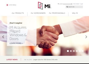 How miwd.com looks like on a tablet such as an iPad.