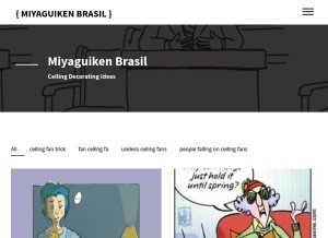 How miyaguikenbrasil.com looks like on a tablet such as an iPad.