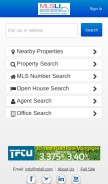 How mlsli.com looks like on a mobile device such as an iPhone.