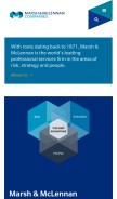How mmc.com looks like on a mobile device such as an iPhone.