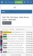 How mmo4me.com looks like on a mobile device such as an iPhone.