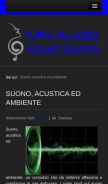 How mnaudio.it looks like on a mobile device such as an iPhone.