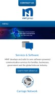 How mnfgroup.limited looks like on a mobile device such as an iPhone.