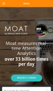 How moat.com looks like on a mobile device such as an iPhone.
