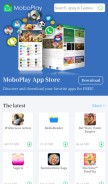 How moboplay.com looks like on a mobile device such as an iPhone.