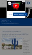 How mobotix.com looks like on a mobile device such as an iPhone.