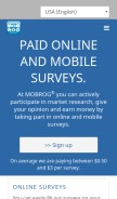 How mobrog.com looks like on a mobile device such as an iPhone.