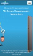 How mobulous.com looks like on a mobile device such as an iPhone.