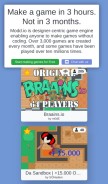How modd.io looks like on a mobile device such as an iPhone.