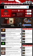 How moddb.com looks like on a mobile device such as an iPhone.