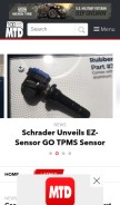How moderntiredealer.com looks like on a mobile device such as an iPhone.