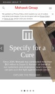 How mohawkgroup.com looks like on a mobile device such as an iPhone.