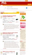 How mokazja.pl looks like on a mobile device such as an iPhone.
