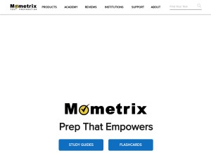 How mometrix.com looks like on a tablet such as an iPad.