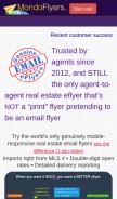 How mondoflyers.com looks like on a mobile device such as an iPhone.