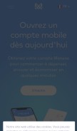 How monese.com looks like on a mobile device such as an iPhone.