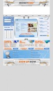 How moneycult.com looks like on a mobile device such as an iPhone.