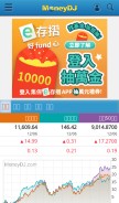 How moneydj.com looks like on a mobile device such as an iPhone.