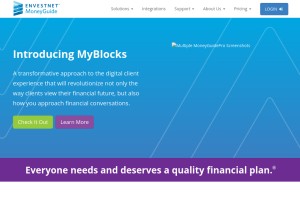 How moneyguidepro.com looks like on a tablet such as an iPad.