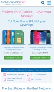 How moneysavingpro.com looks like on a mobile device such as an iPhone.