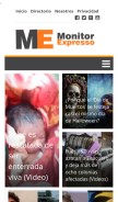 How monitorexpresso.com looks like on a mobile device such as an iPhone.