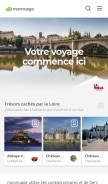 How monnuage.fr looks like on a mobile device such as an iPhone.