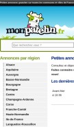 How monpatelin.fr looks like on a mobile device such as an iPhone.