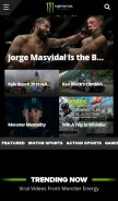 How monsterenergy.com looks like on a mobile device such as an iPhone.