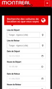 How montrealauto.ma looks like on a mobile device such as an iPhone.