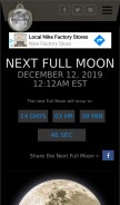 How moongiant.com looks like on a mobile device such as an iPhone.
