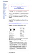 How moonmodule.com looks like on a mobile device such as an iPhone.