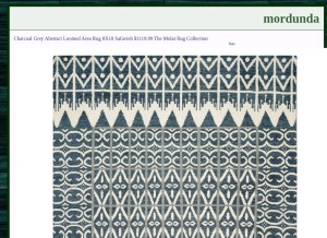 How mordunda.ml looks like on a tablet such as an iPad.