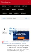 How moretreat.com looks like on a mobile device such as an iPhone.