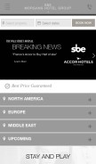How morganshotelgroup.com looks like on a mobile device such as an iPhone.
