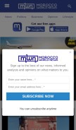 How moroccoworldnews.com looks like on a mobile device such as an iPhone.