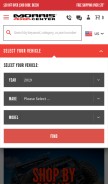 How morris4x4center.com looks like on a mobile device such as an iPhone.