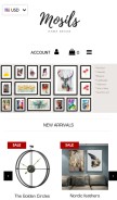 How mosils.com looks like on a mobile device such as an iPhone.