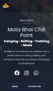 How motabhaichillpoint.com looks like on a mobile device such as an iPhone.