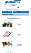How motivators.com looks like on a mobile device such as an iPhone.