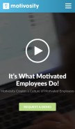 How motivosity.com looks like on a mobile device such as an iPhone.